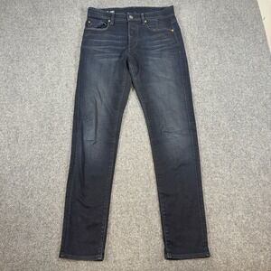 G-Star Raw Jeans Mens 29x32‎ Blue Slim Fit 3301 Designer Denim Dark Wash Stretch